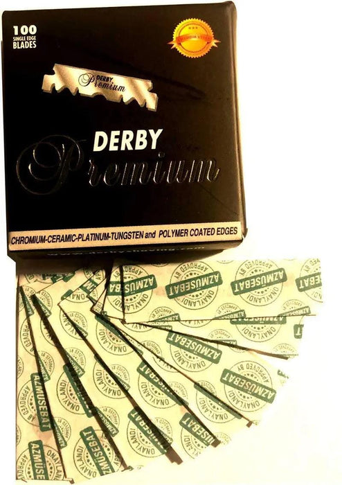 Derby Premium Single Edge Razor Blades 100 Pcs