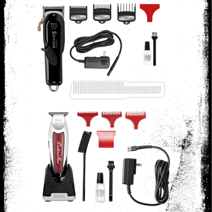 Wahl Professional Serie 5-Star con cable/inalámbrico Senior 8504-400 y recortadora Detailer LI 8171