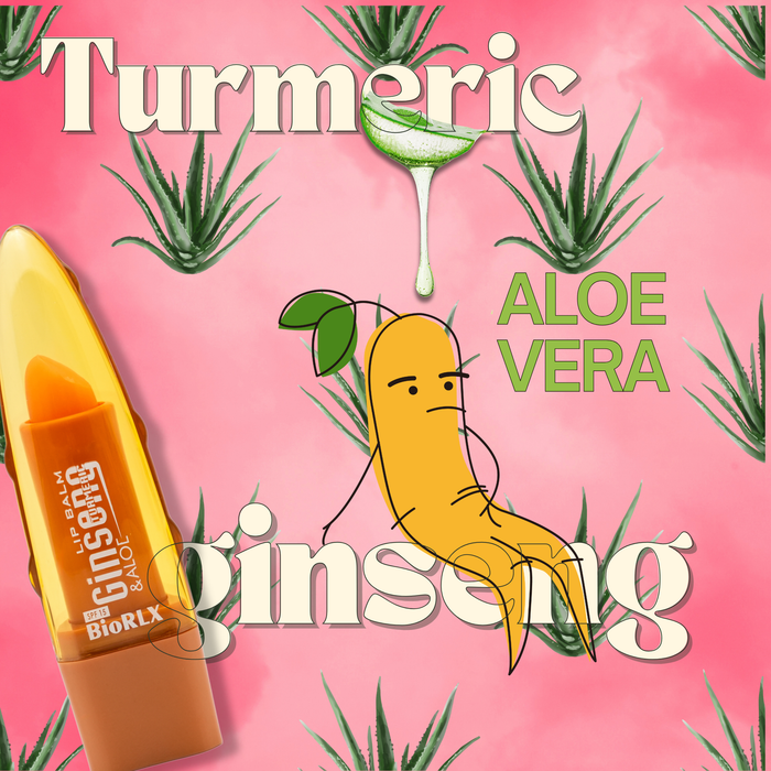 BioRLX Aloe Vera Ginseng Turmeric Lip Balm