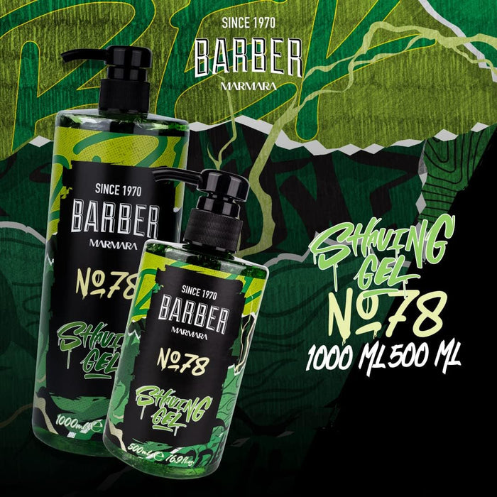 Gel à raser Marmara Barber 1000 Ml n ° 78