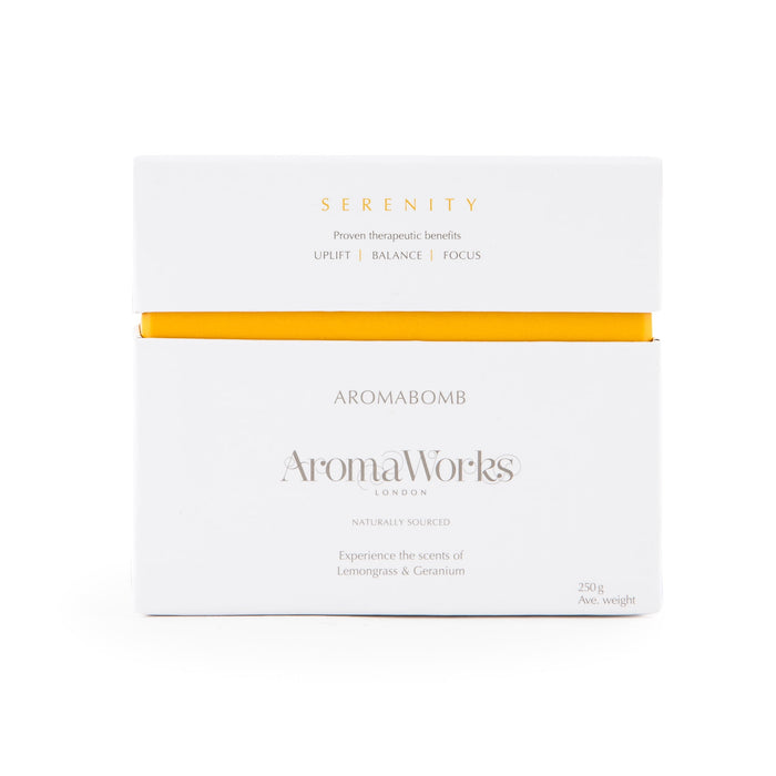 Serenity AromaBomb Single d'Aromaworks pour unisexe - Bombe de bain 8,81 oz