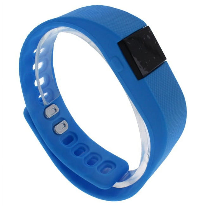 EK-H4 Health Sports Blue Silicone Bracelet by Eclock for Unisex - 1 Pc Bracelet