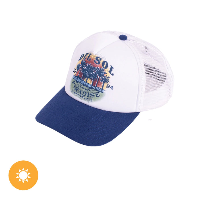 Color-Changing Trucker Hat - Island Paradise by DelSol for Unisex - 1 Pc Hat