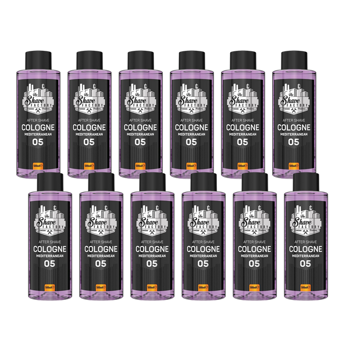 The Shave Factory No. 5 Mediterranean Aftershave Cologne (Multipack)