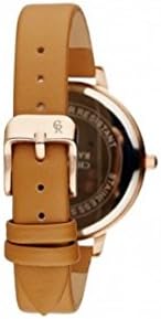 CRA009 La Animale - Rose Gold/Champagne Leather Strap Watch by Charlotte Raffaelli for Women - 1 Pc Watch