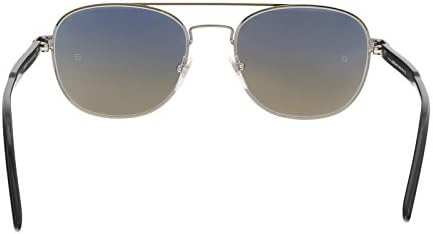 Mont Blanc MB602S 01A - Shiny Black-Smoke by Mont Blanc for Men - 55-19-145 mm Sunglasses