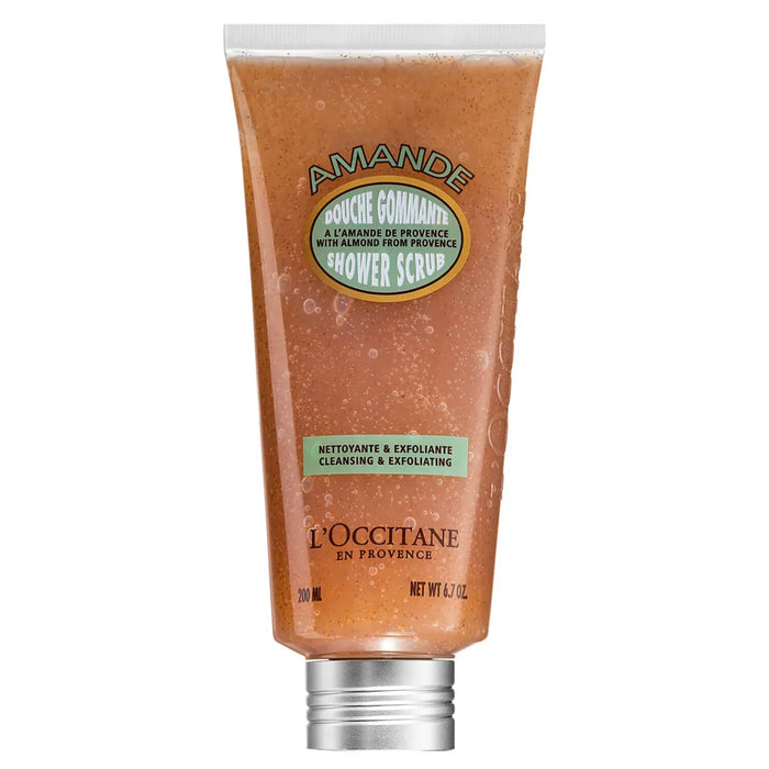 Almond Shower Scrub by LOccitane for Unisex - 6.7 oz Scrub