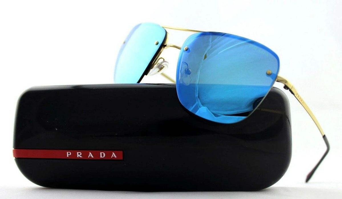 Prada SPS 51R ZVN-5M2 - Pale Gold-Light Green Blue by Prada for Women - 59-18-135 mm Sunglasses