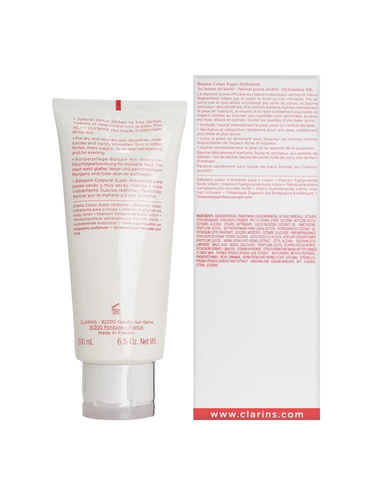 Loción corporal rica en humedad con manteca de karité (piel seca) de Clarins para unisex - Loción corporal de 6.5 oz