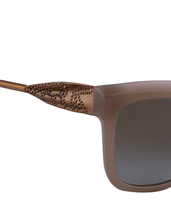 Burberry BE 4207 3572-13 - Opale Beige-Marron Dégradé par Burberry pour Femme - 56-20-140 mm Lunettes de soleil