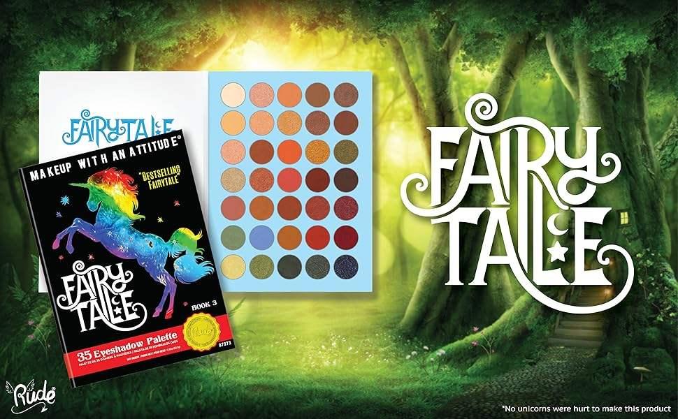 RUDE Fairy Tale Palette - Paperback Edition