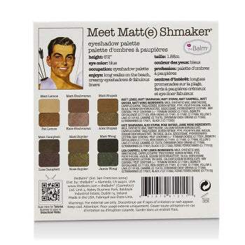 theBalm Meet Matt(e) Shmaker Eyeshadow Palette