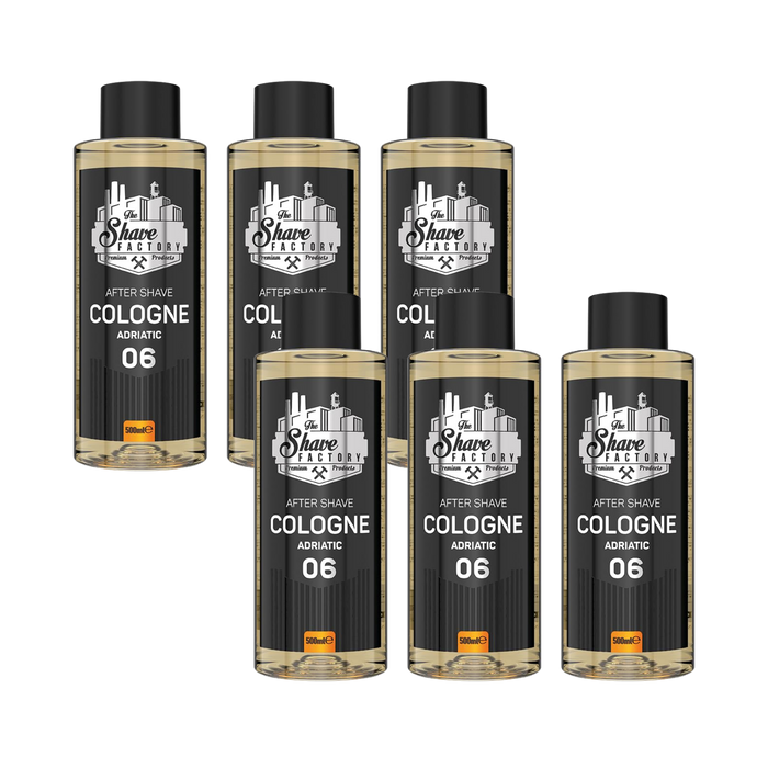 The Shave Factory No. 6 Adriatic Aftershave Cologne (Multipack)
