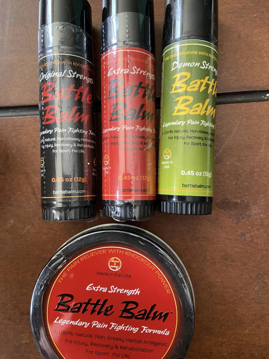 Battle Balm® Stick - Extra fort Soulagement de la douleur entièrement naturel et biologique