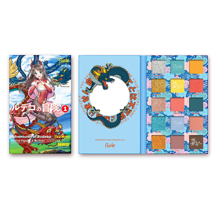 Colección Manga RUDE Sombras y pigmentos prensados ​​- Las aventuras de Rudeko