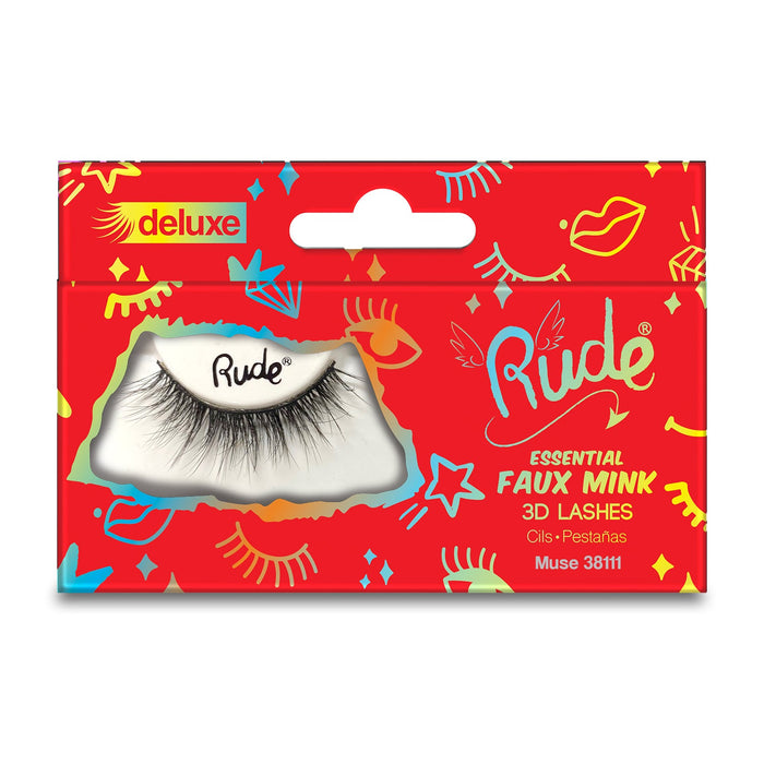 Pestañas RUDE Essential Faux Mink Deluxe 3D 