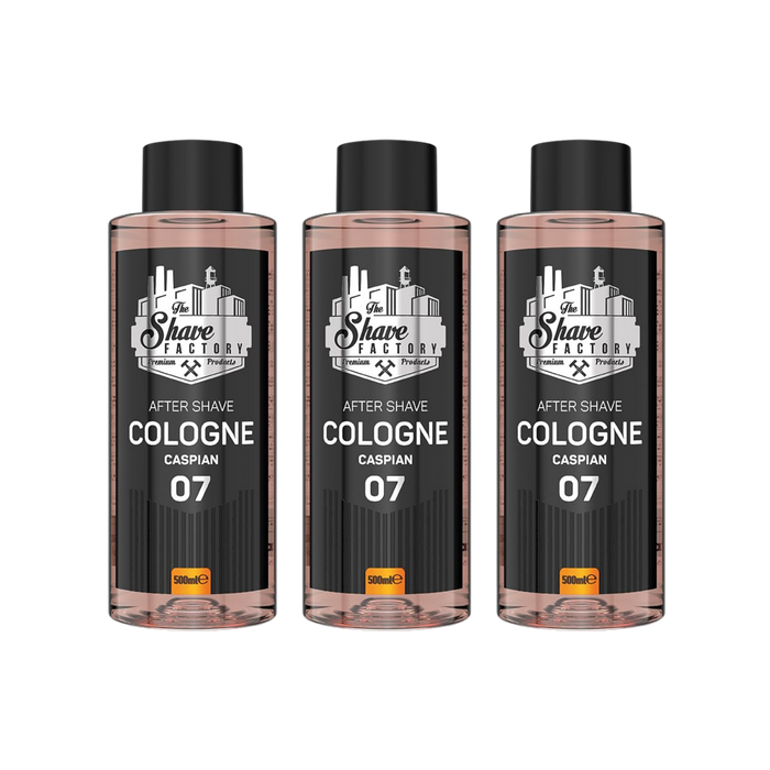 The Shave Factory No. 7 Caspian Aftershave Cologne (Multipack)