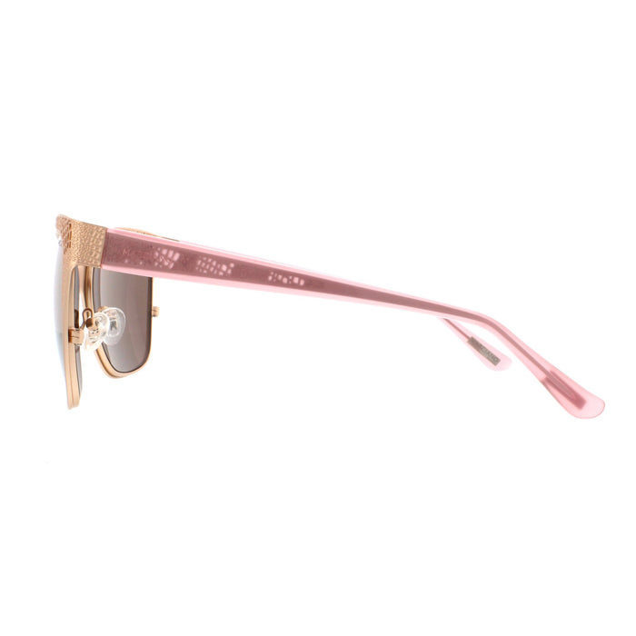 Guess Gm 742 29G Marciano - Matte Rose Gold-Brown Mirror by Guess for Women - 57-17-135 mm Sunglasses