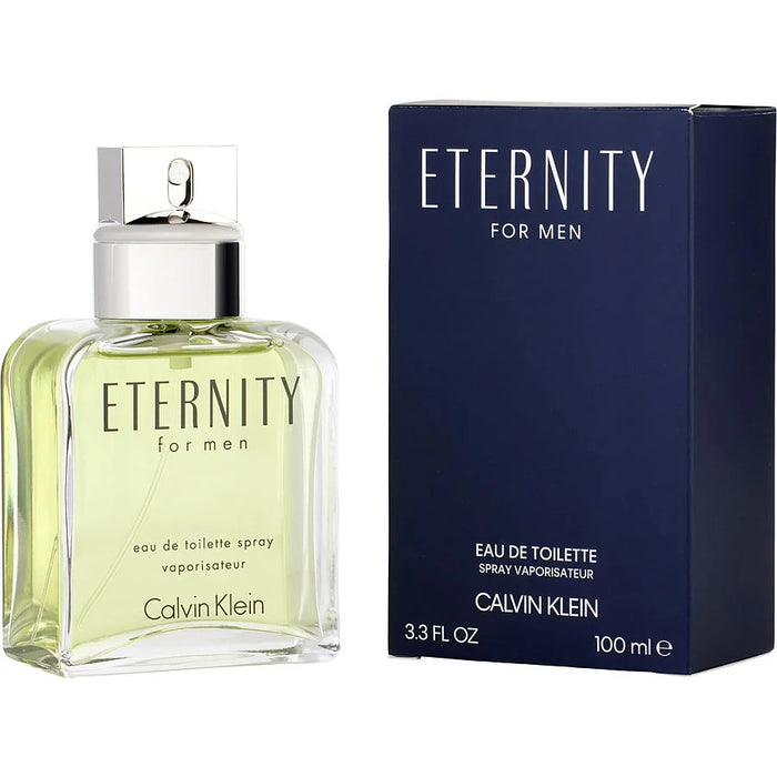 Eternity de Calvin Klein pour homme - Spray EDT de 3,4 oz (testeur)