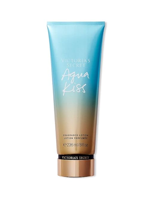 Loción con fragancia Aqua Kiss de Victorias Secret para mujeres - Loción corporal de 8 oz - Paquete de 3