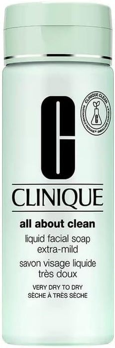 All About Clean Liquid Facial Soap Extra Mild by Clinique for Unisex - 6.7 oz Soap