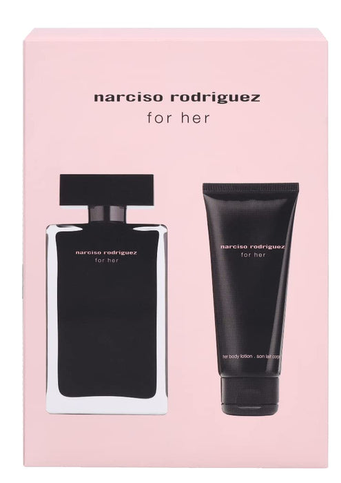 Narciso Rodriguez by Narciso Rodriguez for Women - 2 Pc Gift Set 3.3oz EDT Spray, 2.5oz Body Lotion