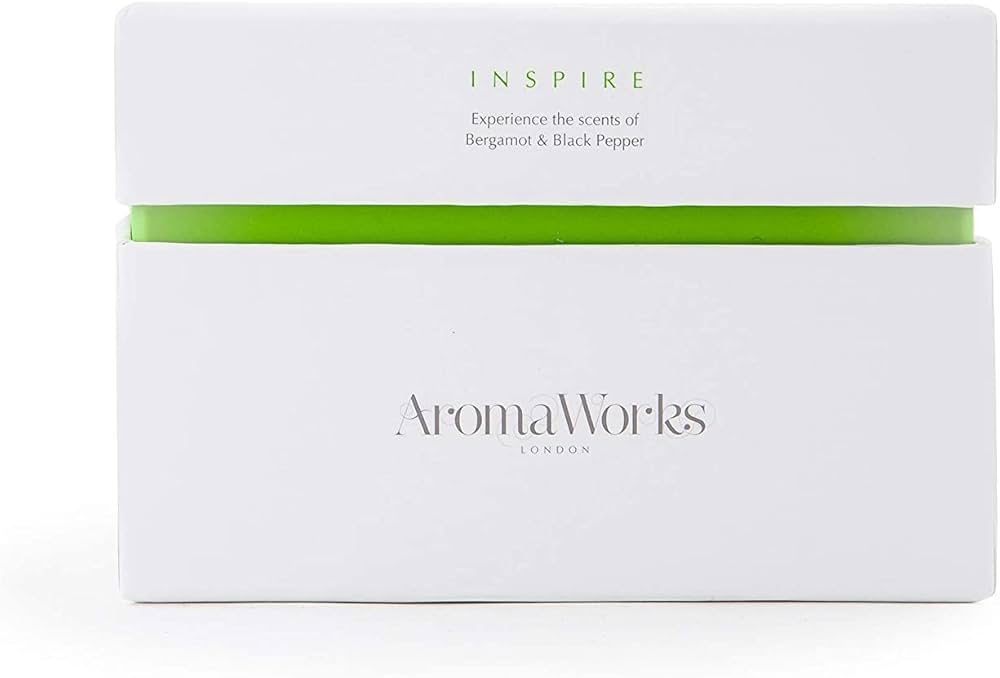 Inspire Candle 3 Wick Large par Aromaworks pour unisexe - Bougie de 14,1 oz