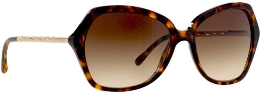 Burberry BE 4193 3002-T5 - Dégradé Brun Havane Foncé Polarisé par Burberry pour Femme - 57-17-135 mm Lunettes de soleil