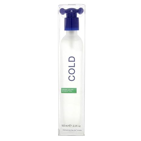 Cold by United Colors of Benetton for Men - 3.3 oz EDT Spray