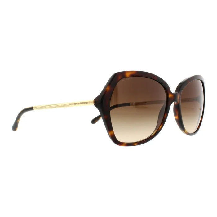 Burberry BE 4193 3002-13 - Dégradé Marron Havane Foncé par Burberry pour Femme - 57-17-135 mm Lunettes de soleil