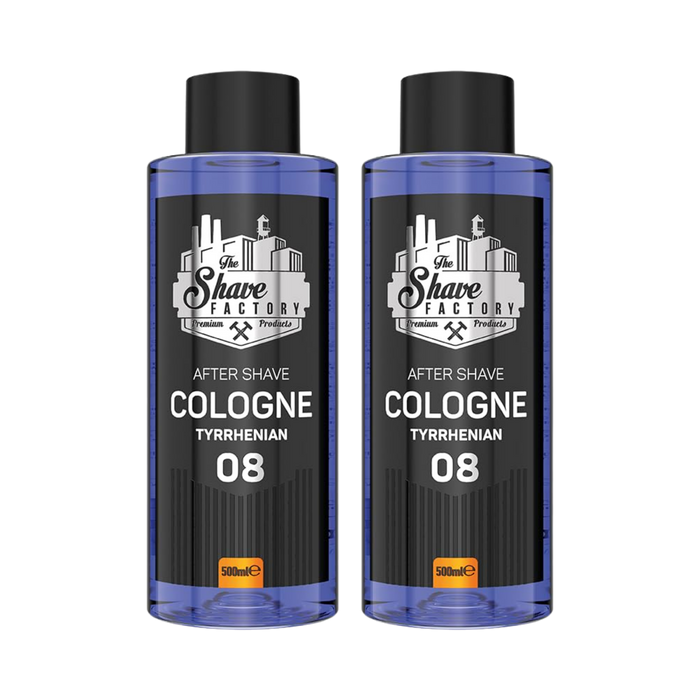 The Shave Factory No. 8 Tyrrhenian Aftershave Cologne (Multipack)