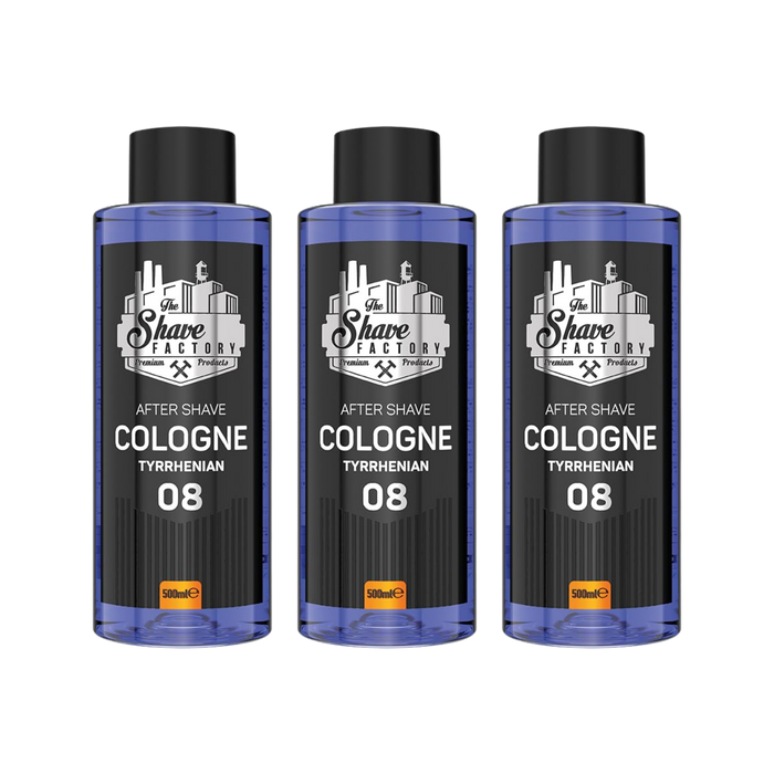 The Shave Factory No. 8 Tyrrhenian Aftershave Cologne (Multipack)