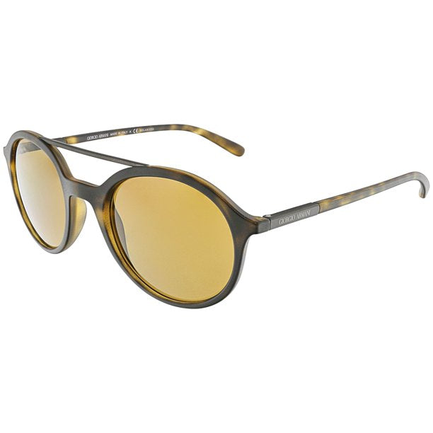 Giorgio Armani AR 8077 5089-83 - Tortoise Matte-Brown Polarized by Giorgio Armani for Men - 50-21-140 mm Sunglasses