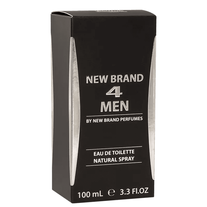 4 Men by New Brand for Men - 3.3 oz EDT Spray (Unboxed)