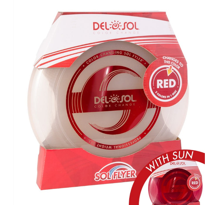 Sol Flyer Sport Disc - Rouge par DelSol pour Unisexe - 1 Pc Flyer