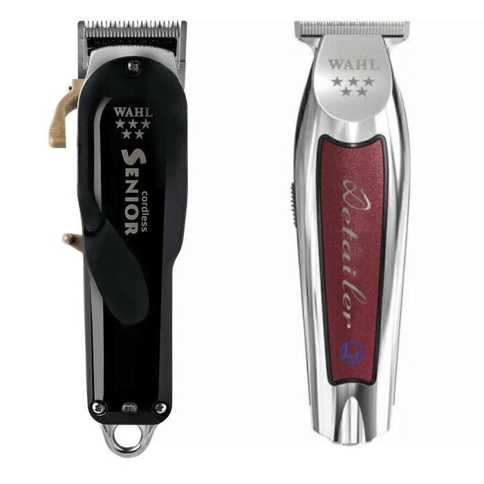 Wahl Professional Serie 5-Star con cable/inalámbrico Senior 8504-400 y recortadora Detailer LI 8171