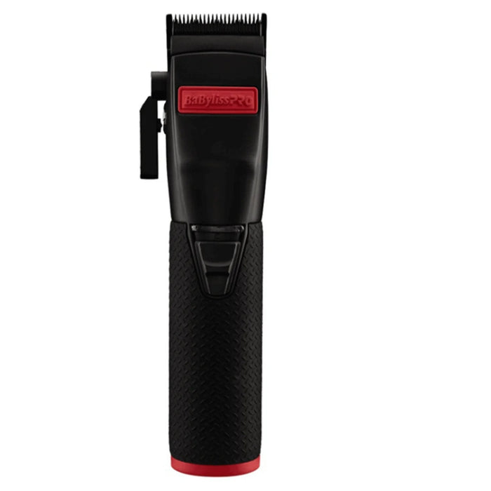 BaBylissPRO Black & Red Bundle Set, Influencer Collection Black Metal Clipper #BAFX870RI & FX3 Trimmer #FXX3TB & Influencer Collection RedFX Blow Dryer #FXBDR1 & Barber Mat & Carrying Case & Neck Duster & Water Spray & Combs & Fade Brush & Razor Combo Set