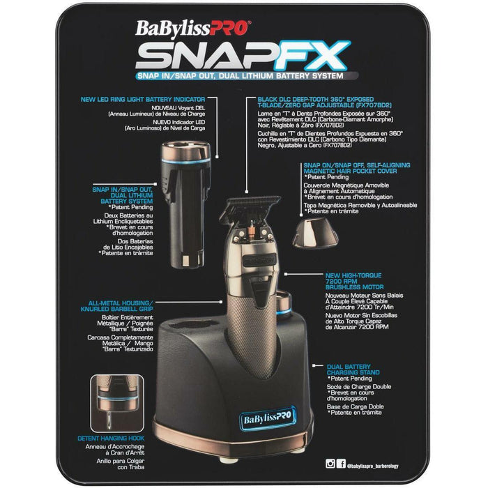 Babyliss Pro SNAPFX Trimmer -BB-FX797 - BarberSets