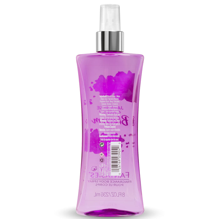 Spray corporal con fragancia de flor de cerezo japonés exclusivo de Body Fantasies para mujeres - Spray corporal de 8 oz