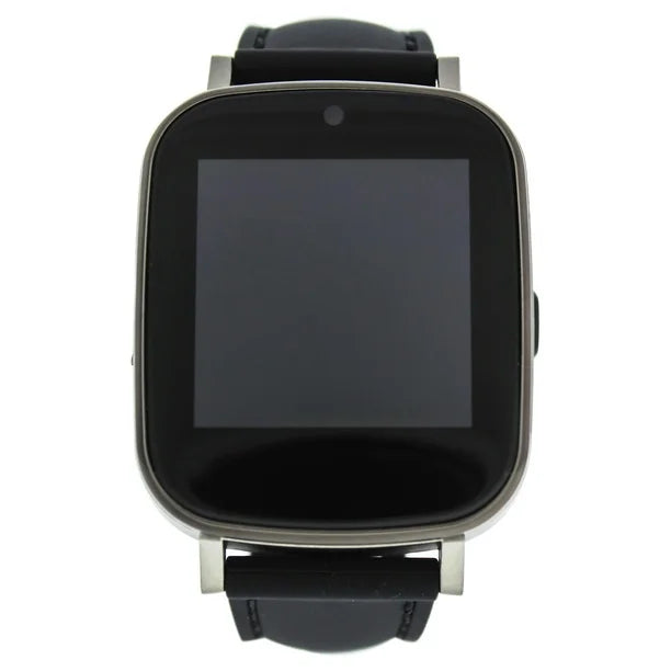 EK-G1 Montre Connectee Black Silicone Strap Smart Watch by Eclock for Unisex - 1 Pc Watch