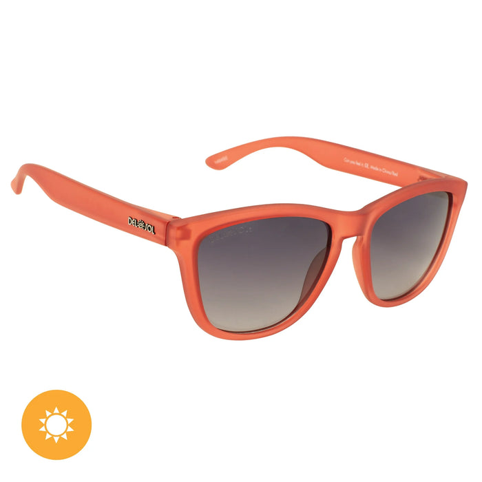 Solize Can You Feel It - Rose givré à rouge par DelSol pour femme - Lunettes de soleil 1 pièce