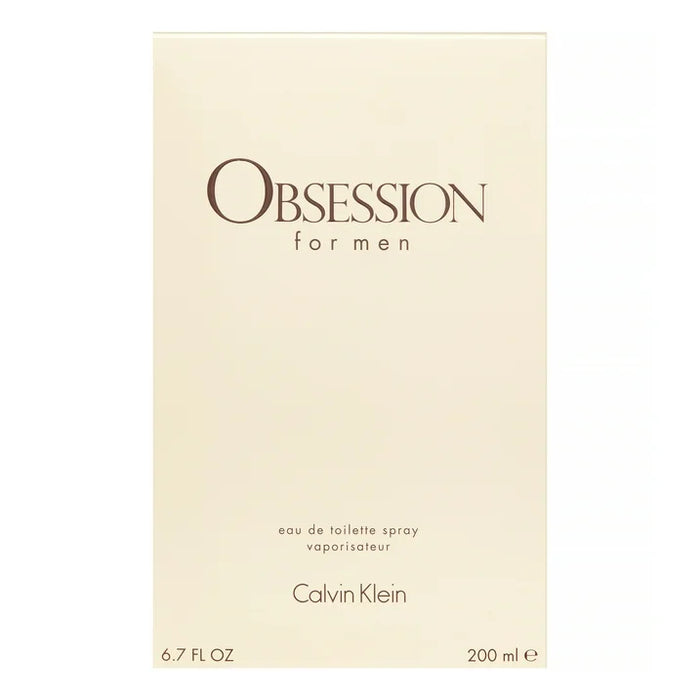 Obsession de Calvin Klein pour homme - Vaporisateur EDT de 6,7 oz