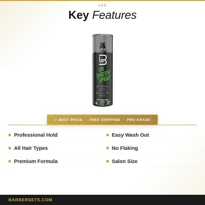LV3 Oil Sheen Spray