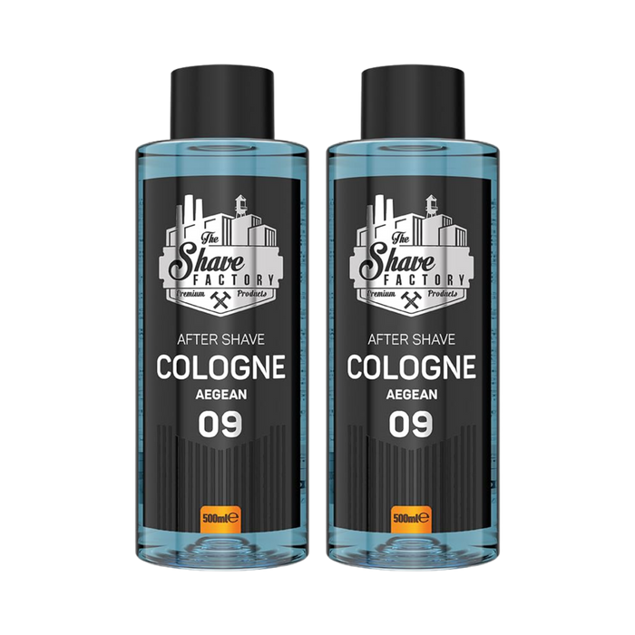 The Shave Factory No. 9 Aegean Aftershave Cologne (Multipack)