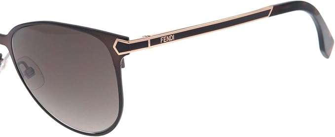 Fendi FF 0022-S 7WGHA - Semi Matte Brown by Fendi for Women - 57-15-140 mm Sunglasses