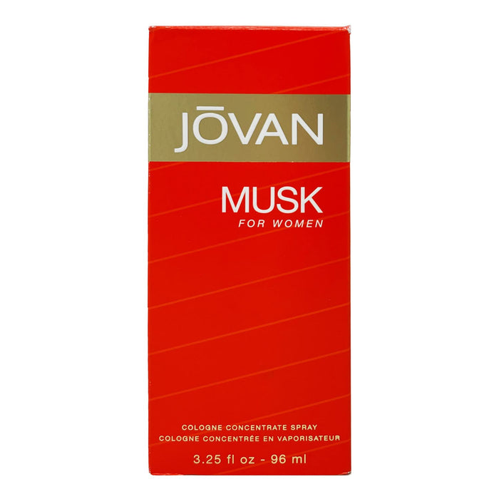 Jovan Musk de Jovan para mujeres - Spray concentrado de colonia de 3,25 oz