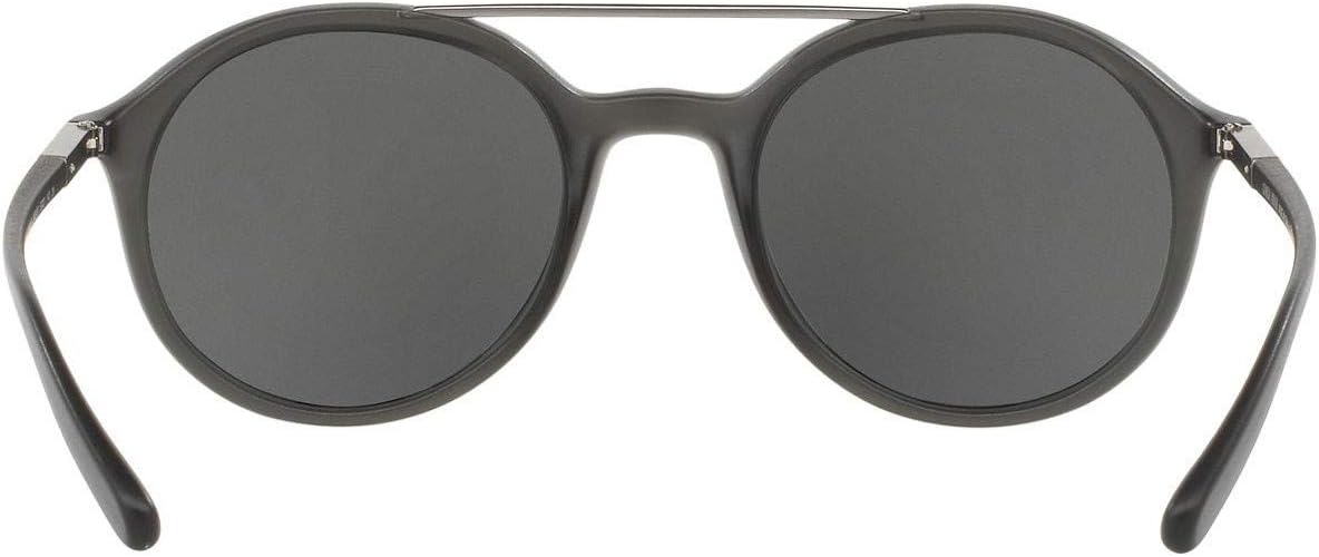 Giorgio Armani AR 8077 5484-71 - Matte Transparent Green-Grey Green by Giorgio Armani for Men - 50-21-140 mm Sunglasses