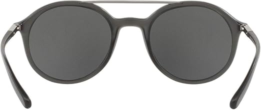 Giorgio Armani AR 8077 5483-87 - Matte Transparent Grey-Grey by Giorgio Armani for Men - 50-21-140 mm Sunglasses