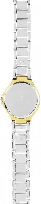 CRM003 Gold/Silver Gold Stainless Steel Bracelet Watch by Charlotte Raffaelli for Women - 1 Pc Watch