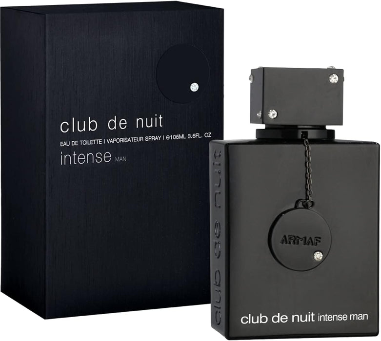 Club De Nuit Intense d'Armaf pour Homme - Spray EDT de 3,6 oz